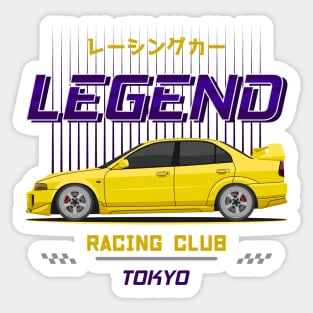 Tuner Yellow EVO V JDM Sticker